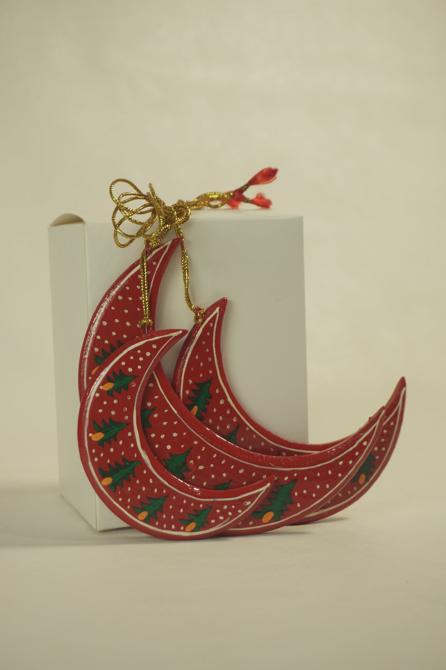 Paper Mache Christmas Ornaments | Festive Hanging Pendant Kit with Tools | DIY Home Decor Craft (Snowman Santa) | Pack of Three - KaarKash