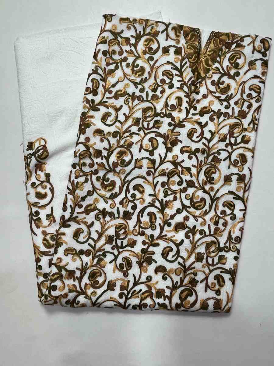Gulnaaz Embroidered Kashmiri Suit 2 Peice (Unstiched)