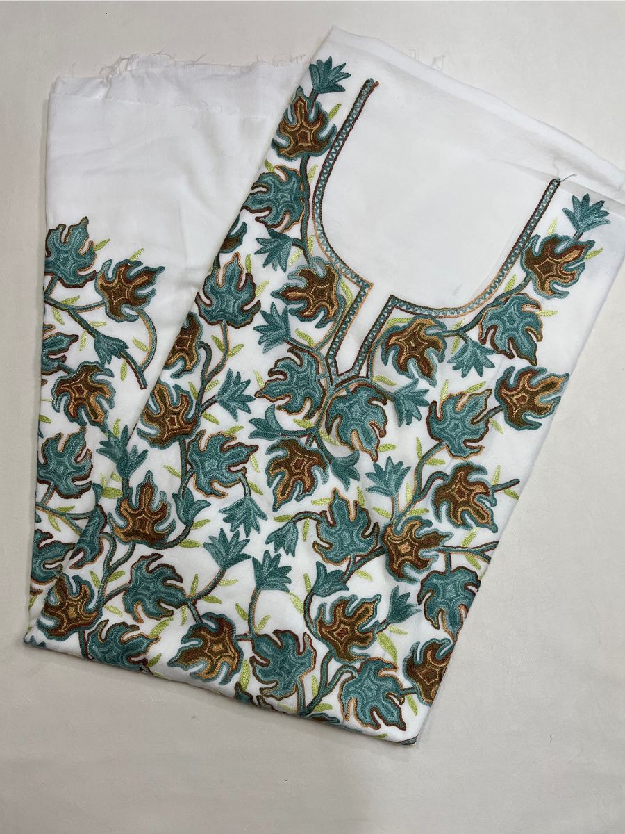 Chinar Embroidered Kashmiri Suit 2 Peice (Unstiched)