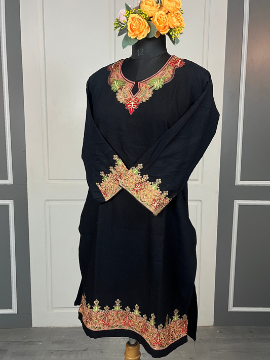 Gulposh Pheran Sozni Cord Set - KaarKash