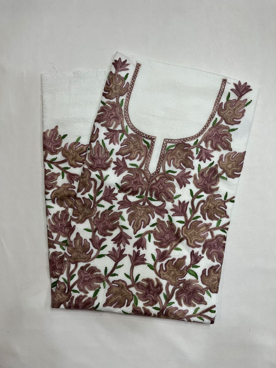 Chinar Embroidered Kashmiri Suit 2 Peice (Unstiched)