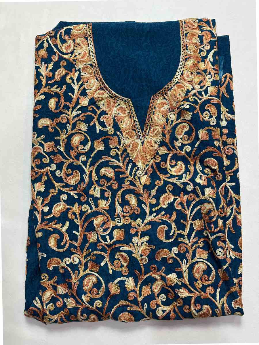 Gulnaaz Embroidered Kashmiri Suit 2 Peice (Unstiched)