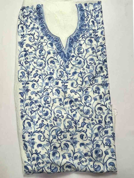 Gulnaaz Embroidered Kashmiri Suit 2 Peice (Unstiched) - KaarKash