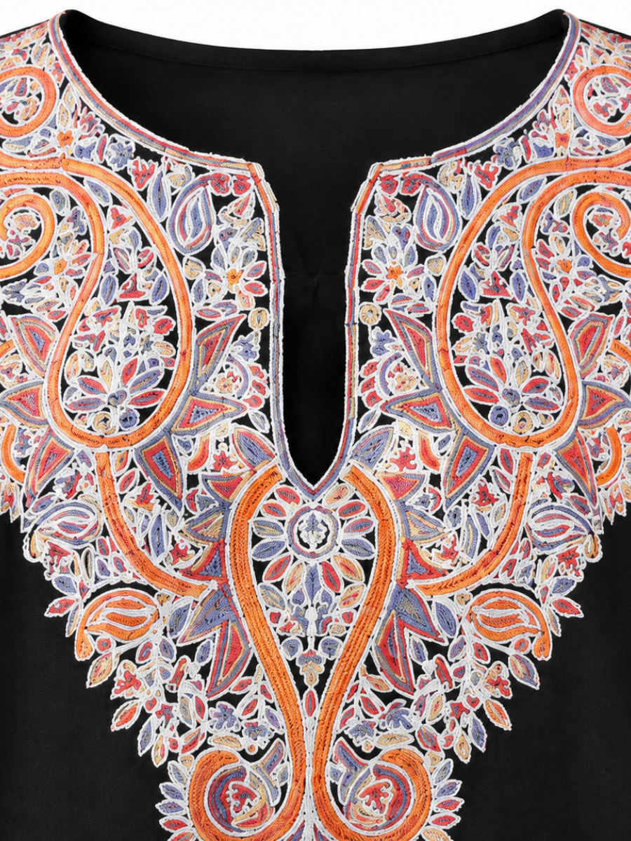 Noor : Aari embroidery summer kurti | Ebony
