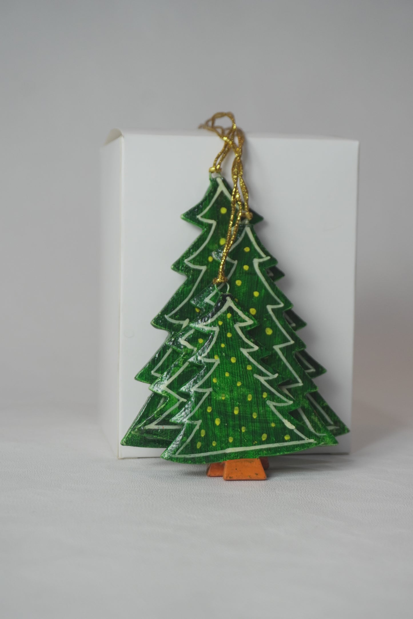 Paper Mache Christmas Ornaments | Festive Hanging Pendant Kit with Tools | DIY Home Decor Craft (Snowman Santa) | Pack of Three - KaarKash