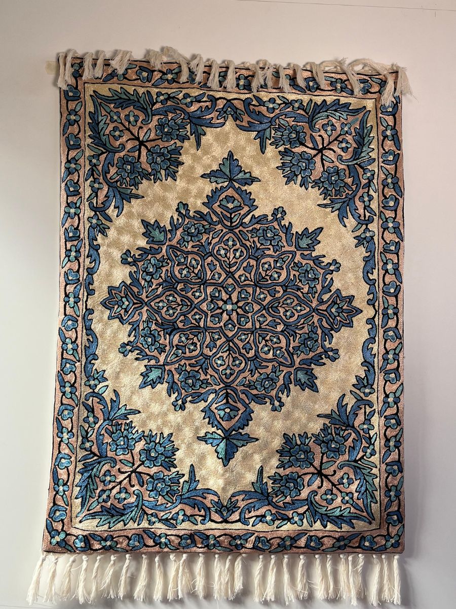 Kashmir Shali Carpet Wall Hanging - KaarKash