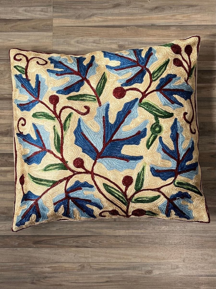Nilav Chinar Cushion Covers - set of 2 - KaarKash
