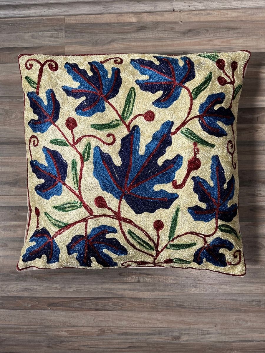 Nilav Chinar Cushion Covers - set of 2 - KaarKash