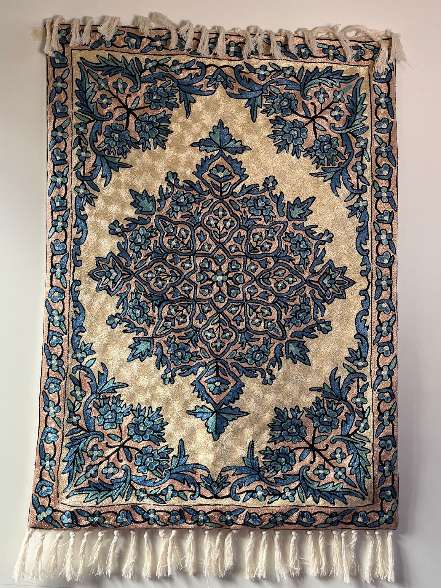 Kashmir Shali Carpet Wall Hanging - KaarKash