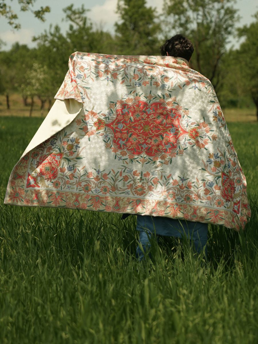 Isfahan Handmade Chain Stitch Carpet - KaarKash