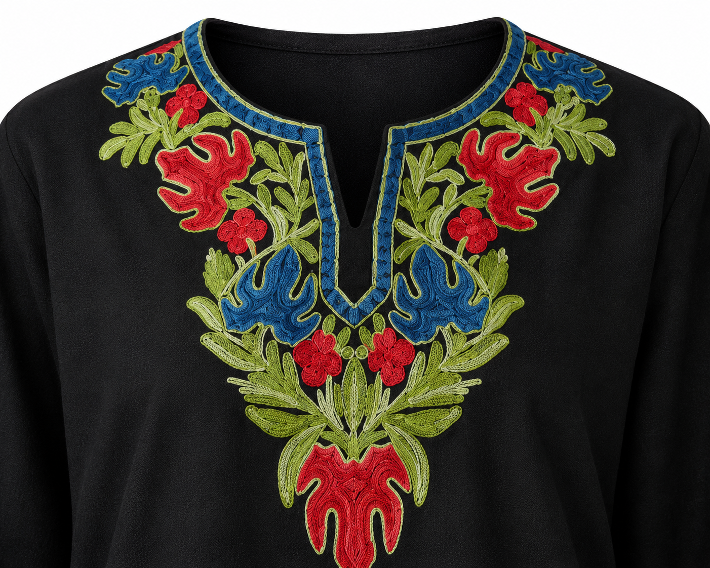 Noor : Aari embroidery summer kurti | Ebony