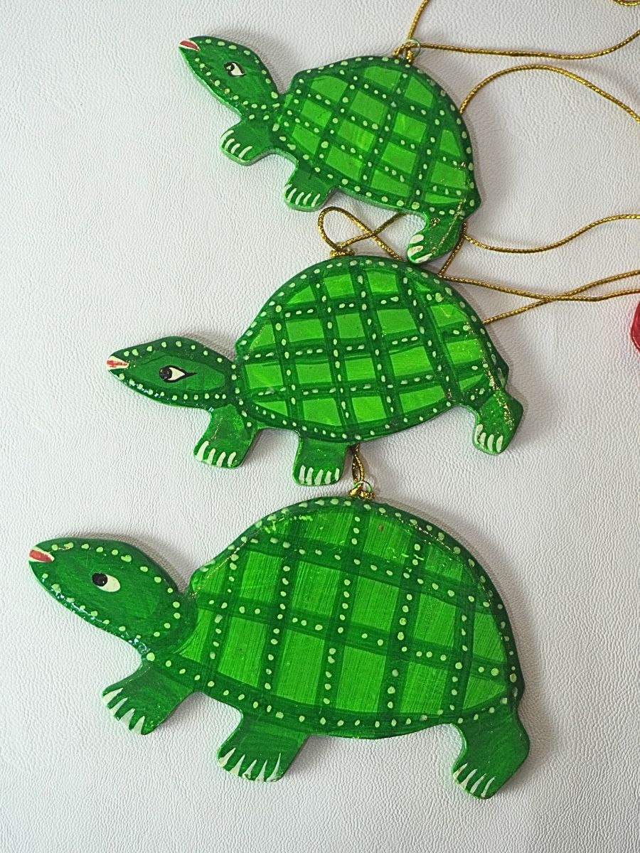 Paper Mache Christmas Ornaments | Festive Hanging Pendant Kit with Tools | DIY Home Decor Craft (Snowman Santa) | Pack of Three - KaarKash