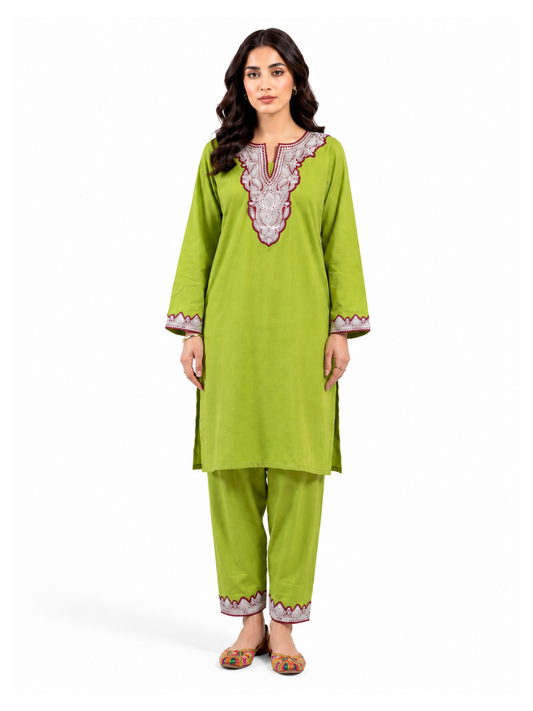 Boti Tila Summer Co-Ord set | Green