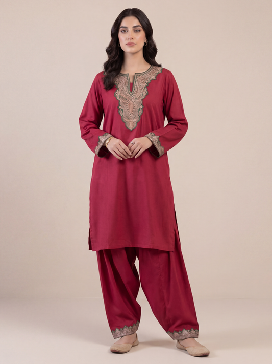 Boti Tila Summer Co-Ord set |Red