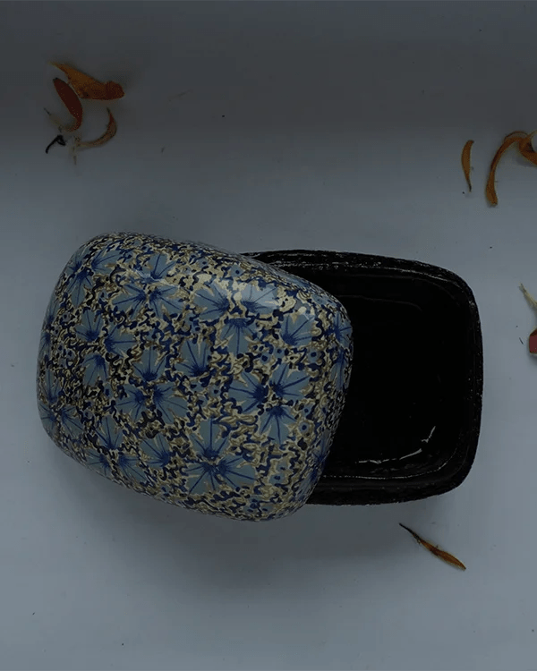 Purple Flower Paper Mache Box - KaarKash