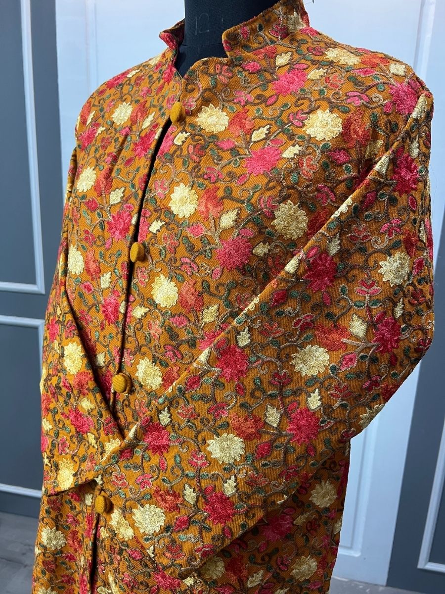 Royal Coat Collection | Chinar work