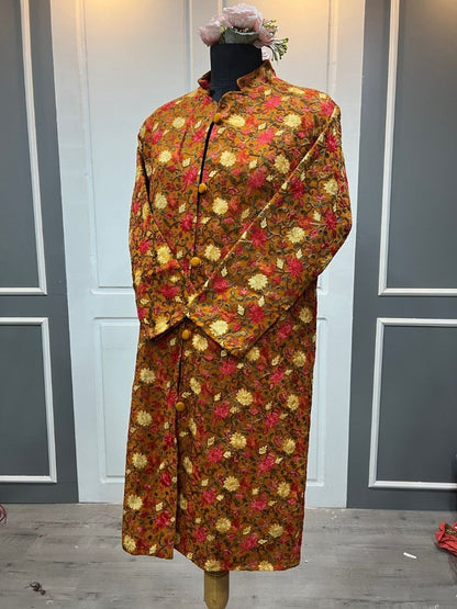 Royal Coat Collection | Chinar work