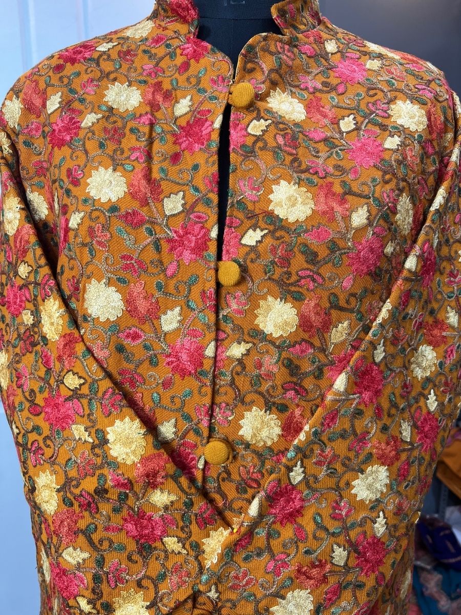 Royal Coat Collection | Chinar work