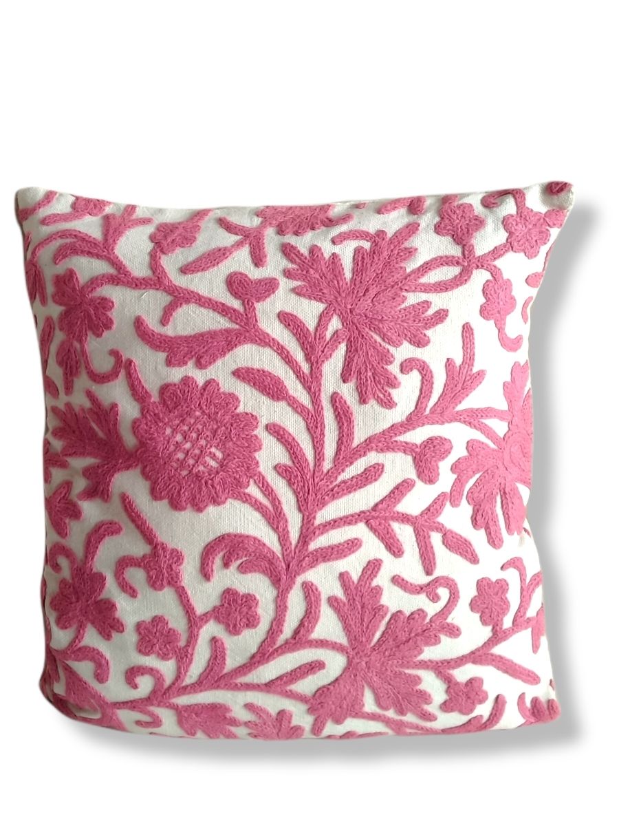 Azure Bloom Cushion Covers - set of 2 - KaarKash