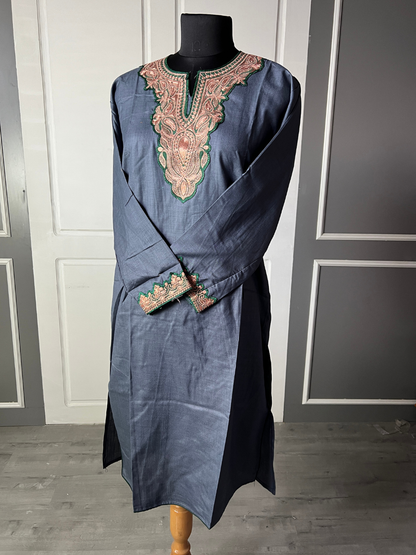 Boti Tila Summer Co-Ord set |Blue Gray