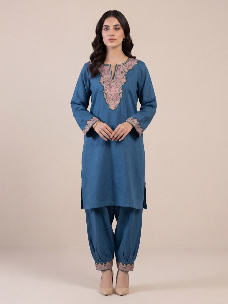 Boti Tila Summer Co-Ord set |Aqua