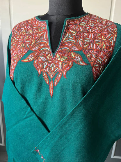 Meeras: Hand-Embroidered Raffel Phiran