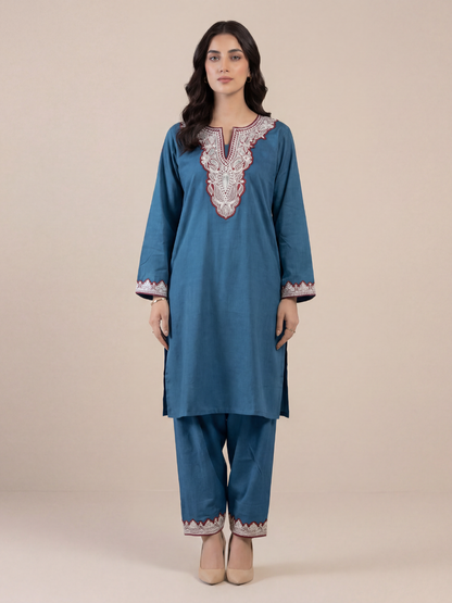 Boti Tila Summer Co-Ord set |Aqua