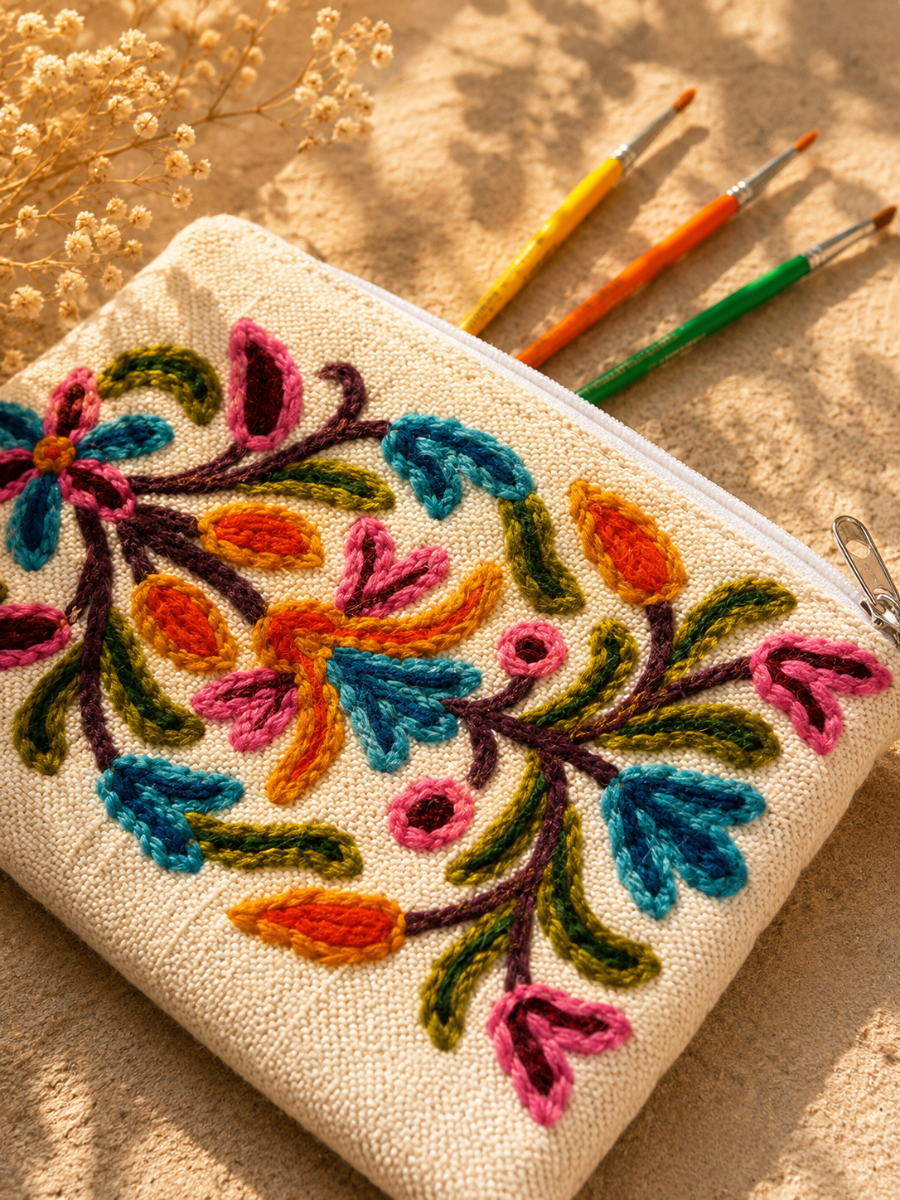 Gulrang Embroidered Pouch