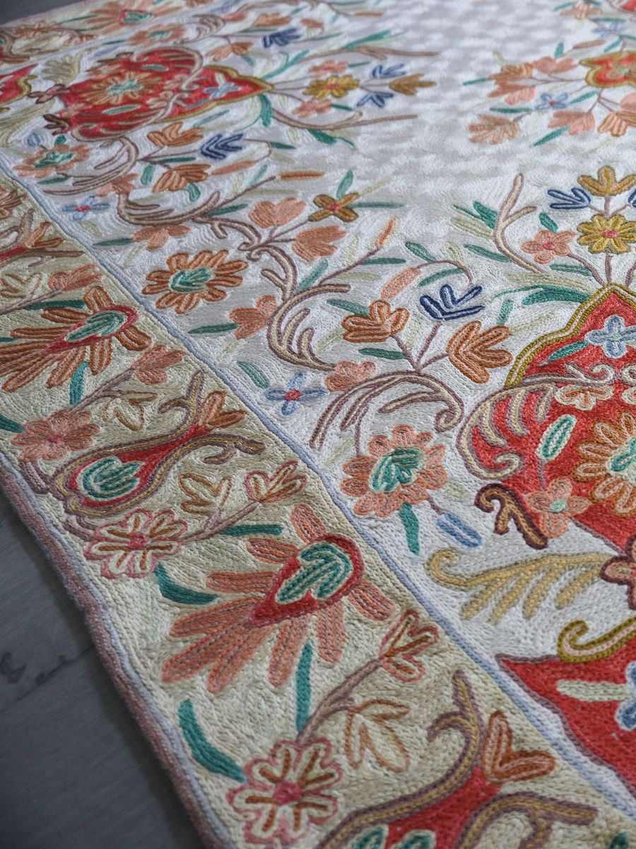 Isfahan Handmade Chain Stitch Carpet