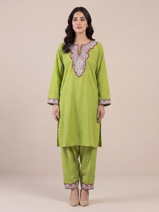 Boti Tila Summer Co-Ord set | Green