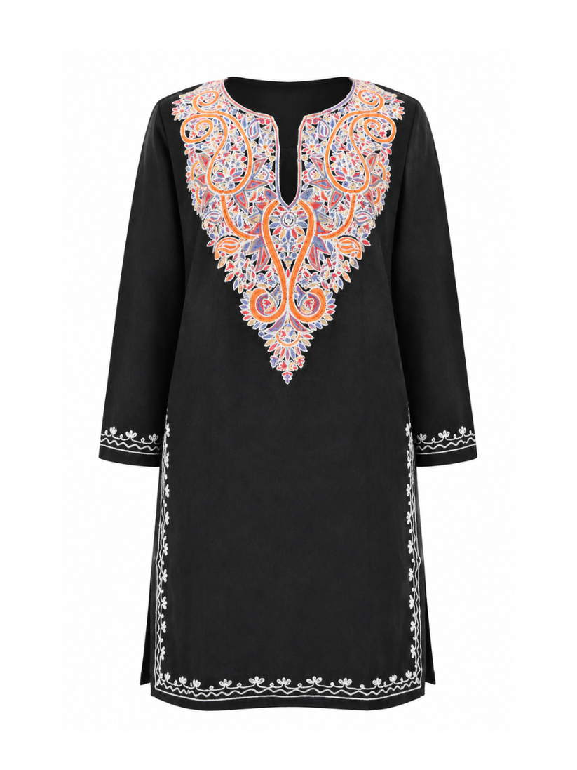 Noor : Aari embroidery summer kurti | Ebony