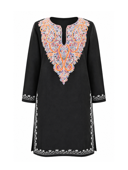 Noor : Aari embroidery summer kurti | Ebony