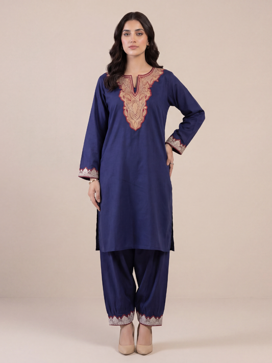 Boti Tila Summer Co-Ord set |Indigo Blue