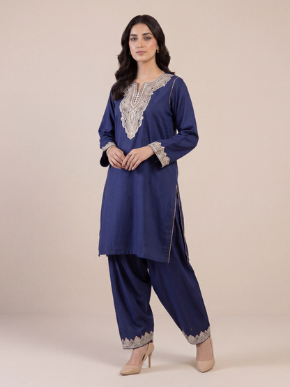 Boti Tila Summer Co-Ord set | Indigo Blue