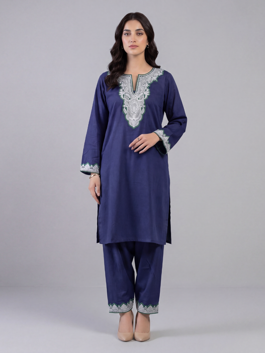 Boti Tila Summer Co-Ord set |Indigo Blue