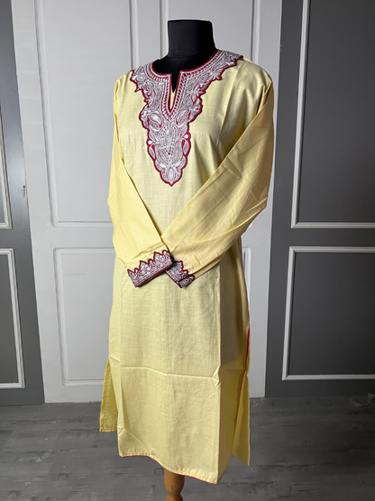 Boti Tila Summer Co-Ord set |Light Yellow