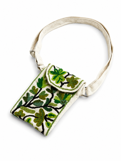 Kashmiri Embroidered Floral Sling Bag