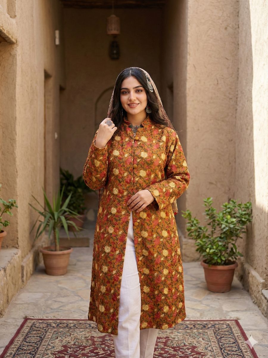Royal Coat Collection | Chinar work