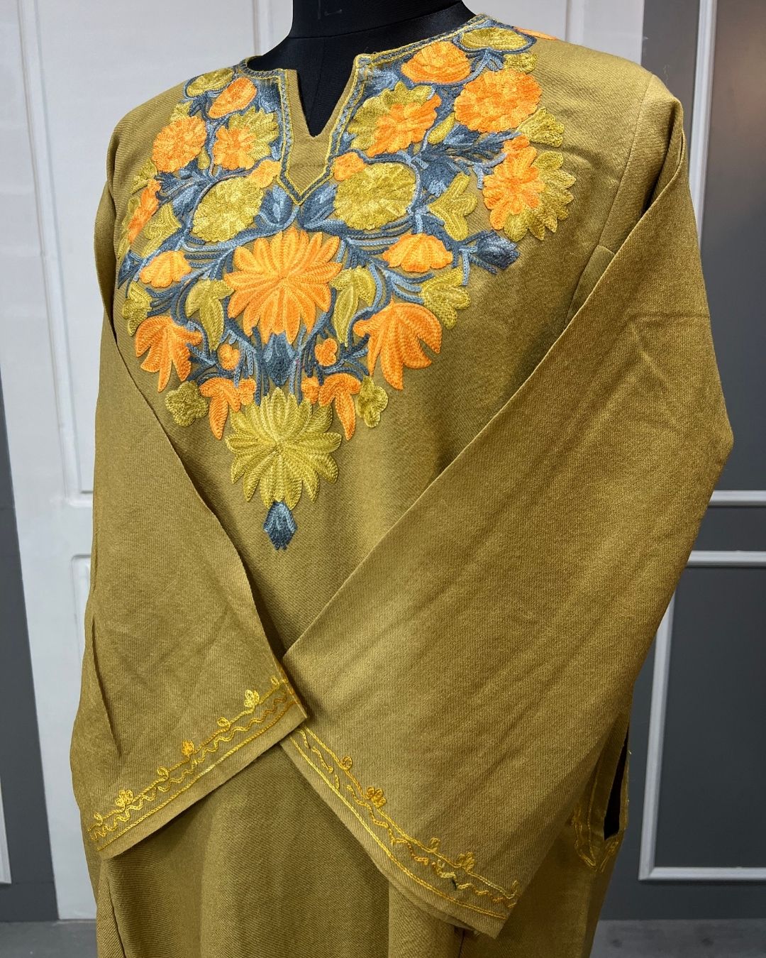 Gulposh royal Pure Raffel Wool |Mustard