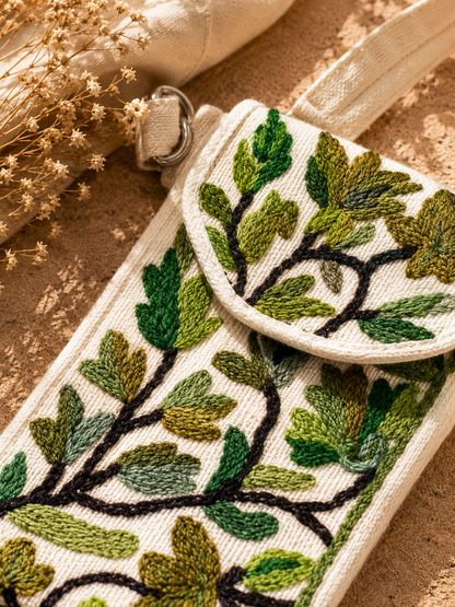 Kashmiri Embroidered Floral Sling Bag