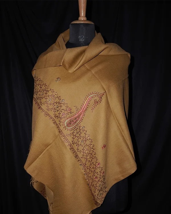 McKenzie Hand Embroidered Rafal Shawls - KaarKash