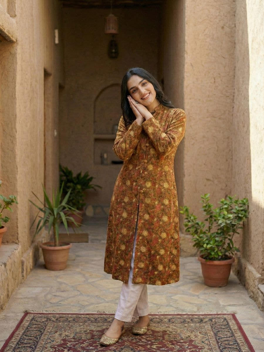 Royal Coat Collection | Chinar work