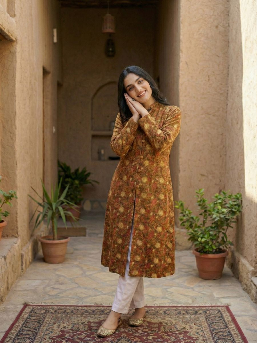 Royal Coat Collection | Chinar work
