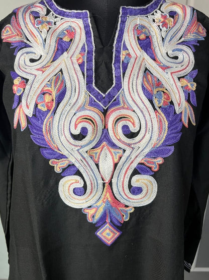 Noor : Aari embroidery summer kurti | Ebony