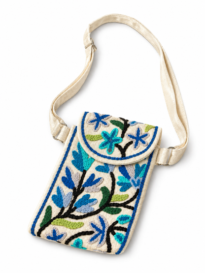 Kashmiri Embroidered Floral Sling Bag