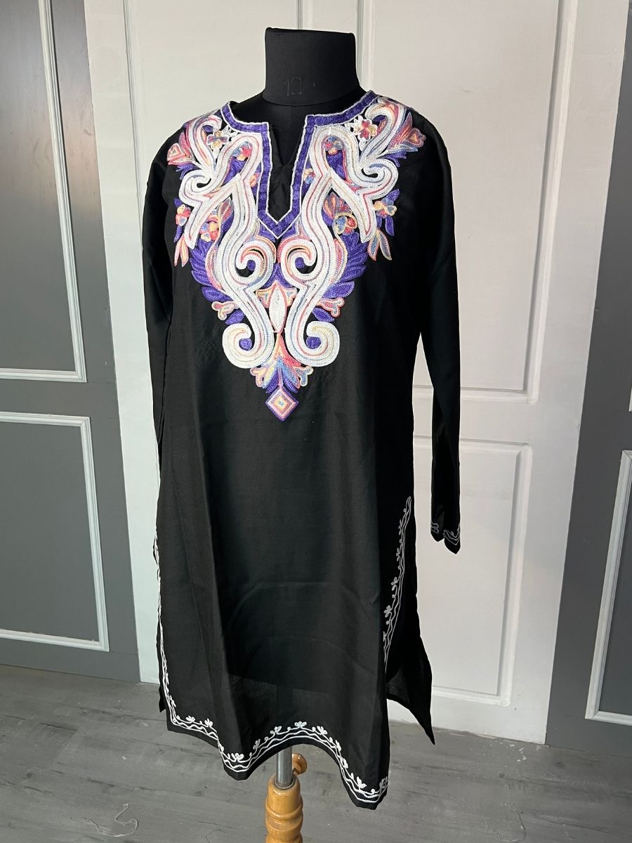 Noor : Aari embroidery summer kurti | Ebony
