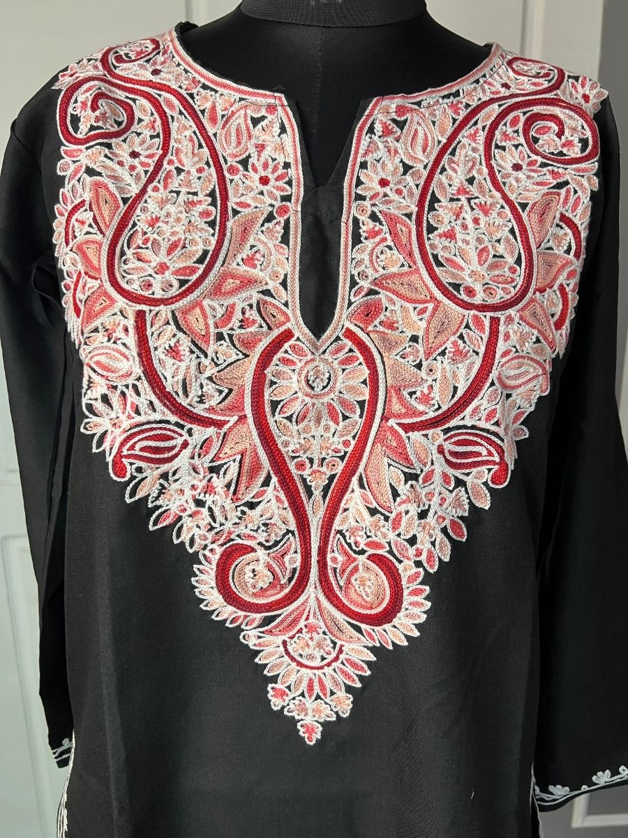 Noor : Aari embroidery summer kurti | Ebony