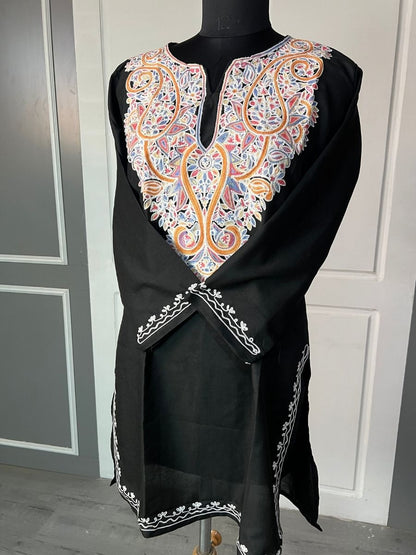 Noor : Aari embroidery summer kurti | Ebony