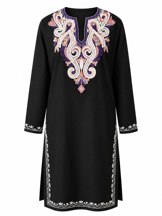 Noor : Aari embroidery summer kurti | Ebony