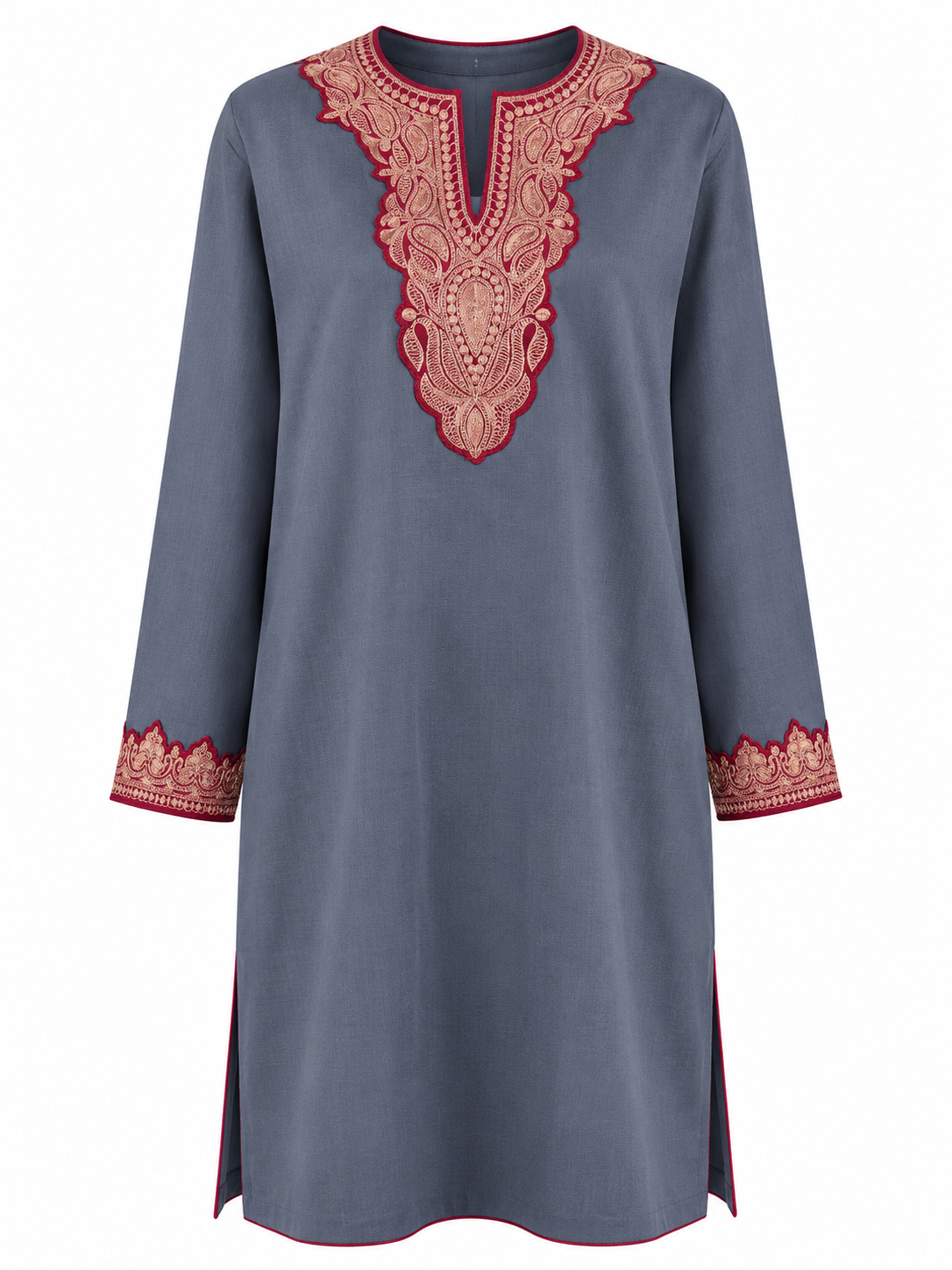 Boti Tila Summer Co-Ord set |Blue Gray